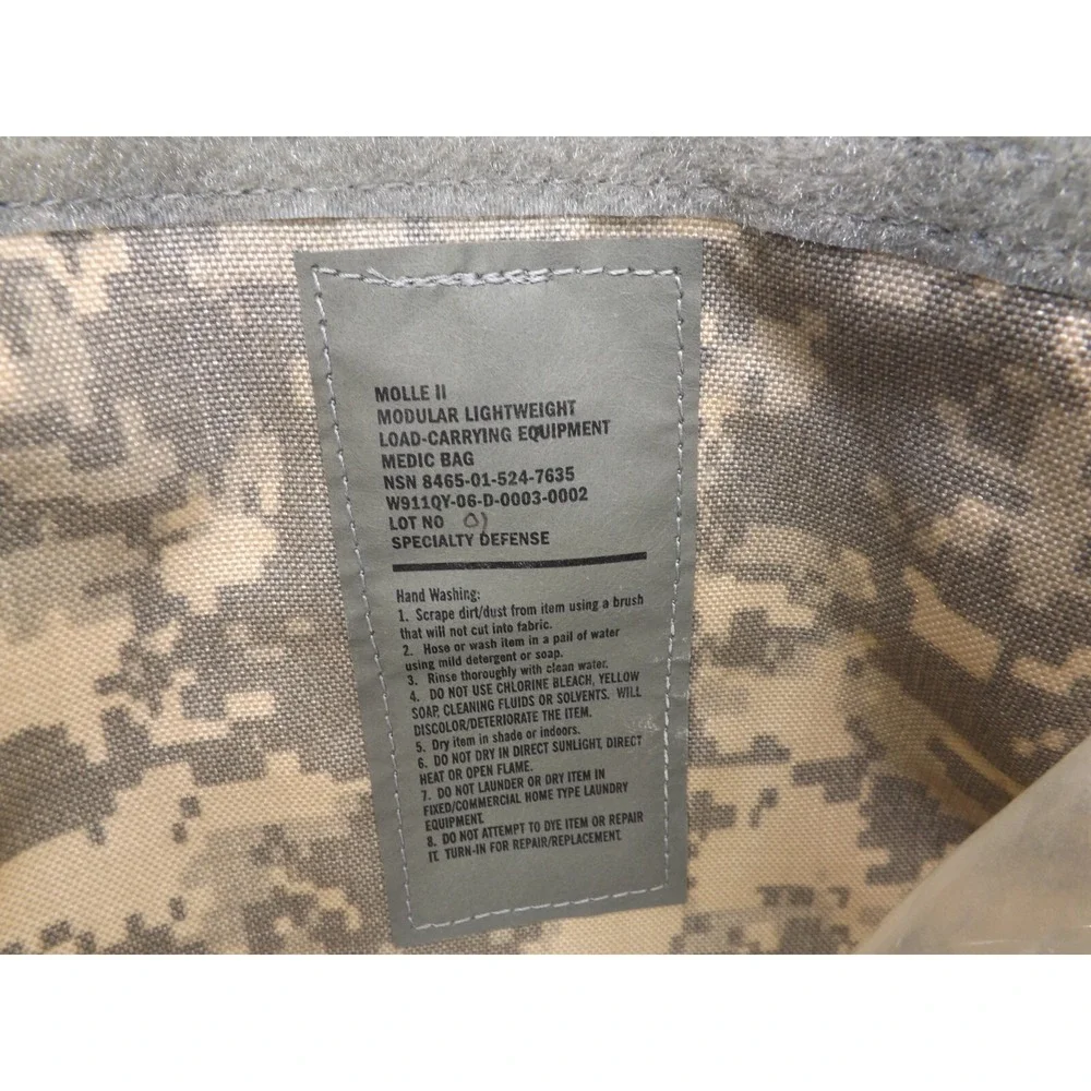 USGI MOLLE II Modular Lightweight Load-Carrying Equipment Medic Bag ACU